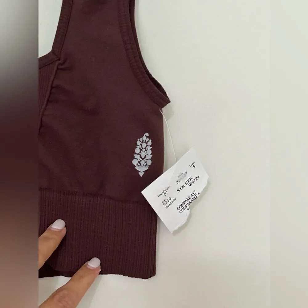 NWT Free People Movement Good Karma Square-Neck Bra - Picture 5 of 11